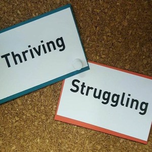 Thriving Struggling Cards